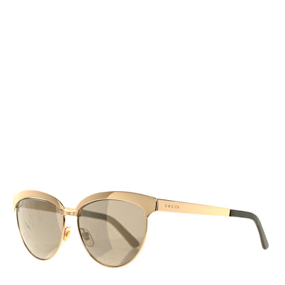 Gucci Metal Round Sunglasses GG4249/S Gold 1 of 6