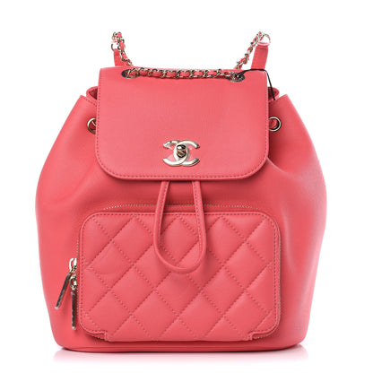 Chanel Caviar Quilted Business Affinity Backpack Pink 1 of 8