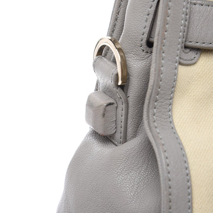 Balenciaga Canvas Chevre Lune MM Cream Grey 20 of 28