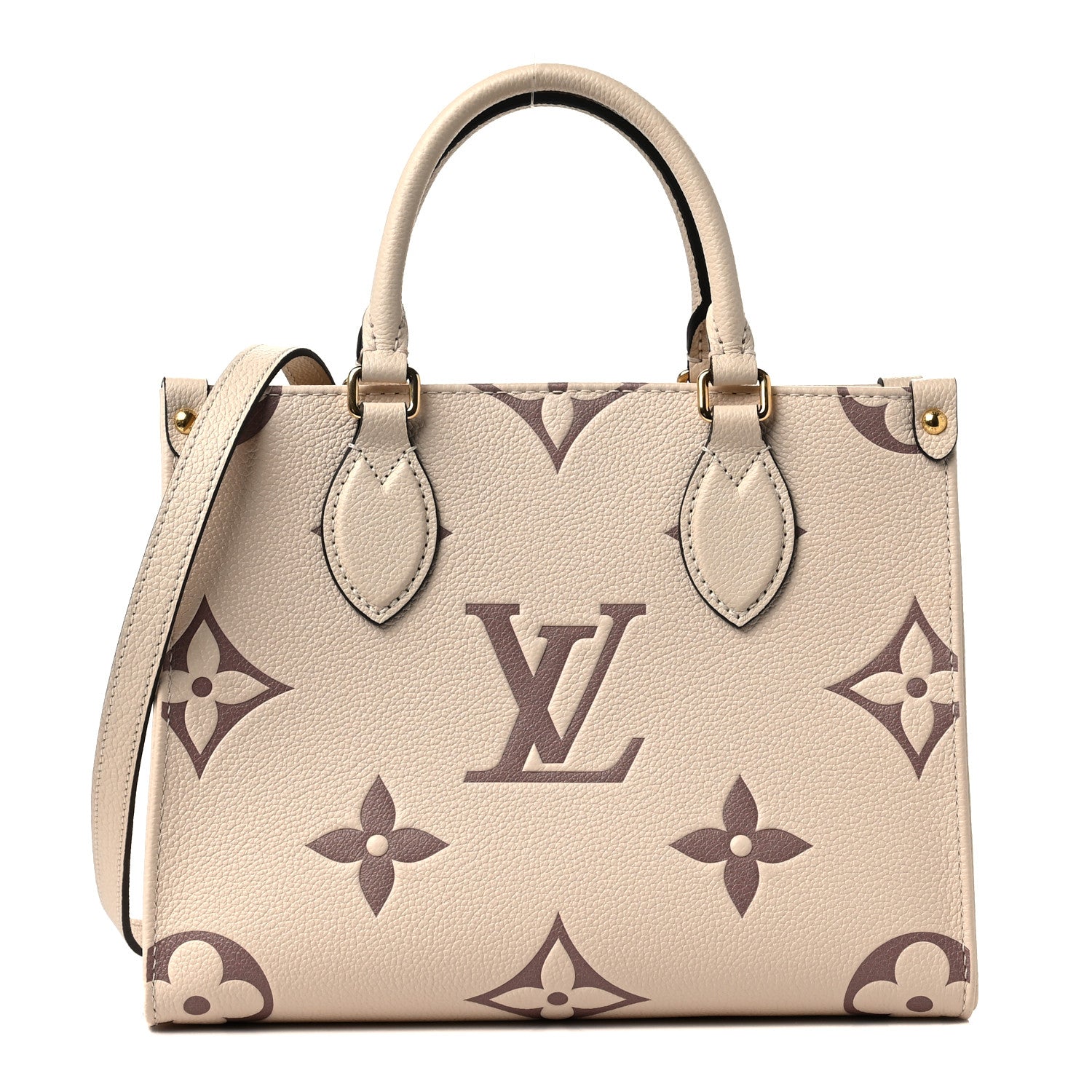 Louis Vuitton Empreinte Monogram Giant Onthego PM Creme Bois De Rose 1 of 9
