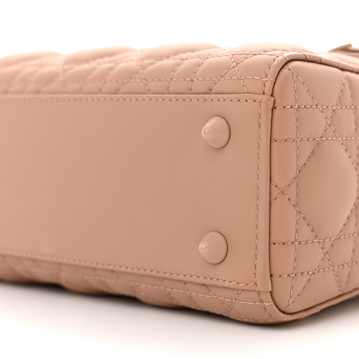 Christian Dior Ultra Matte Calfskin Cannage Small My ABCDior Lady Dior Beige 9 of 11