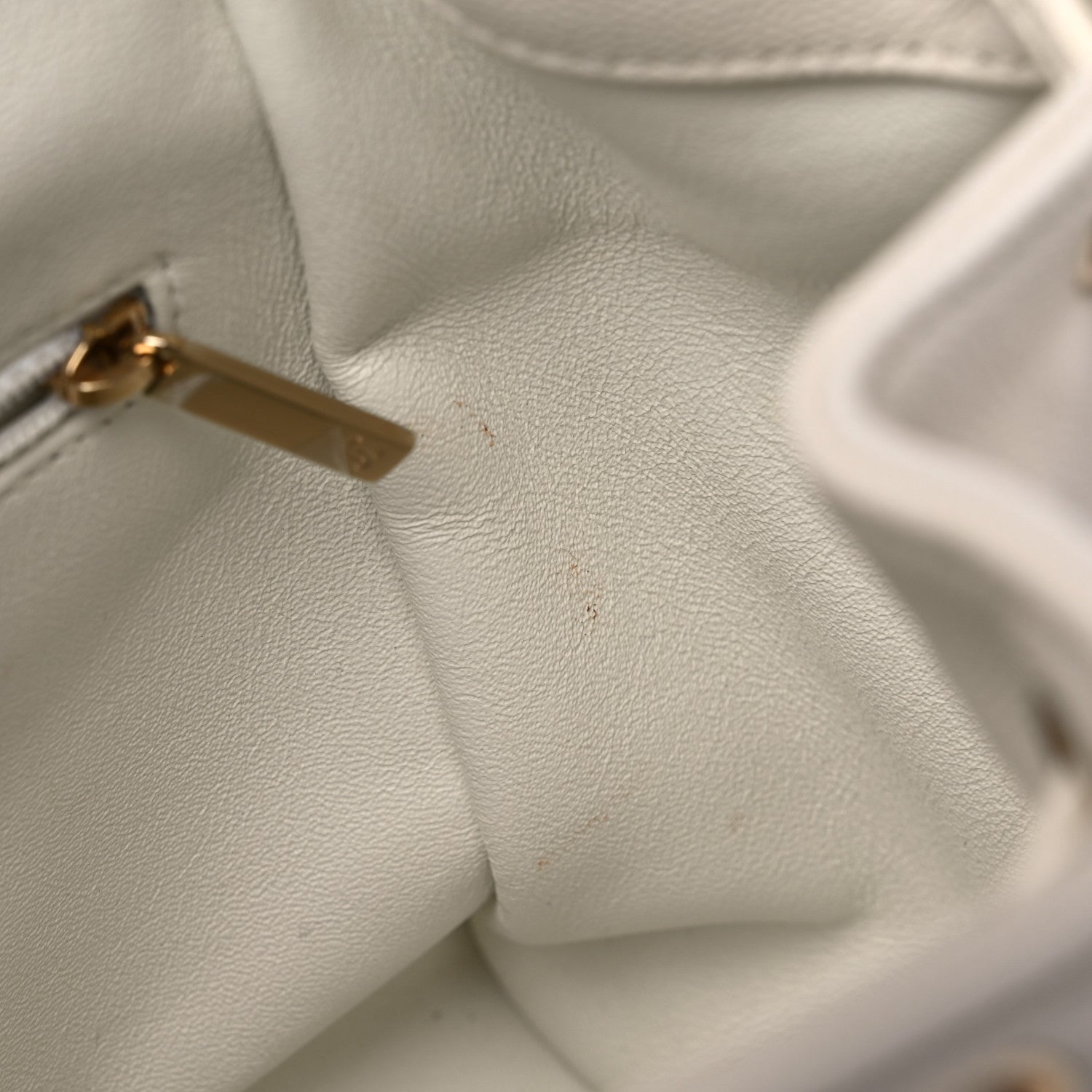 Chanel Caviar Quilted Business Affinity Backpack White 13 of 17