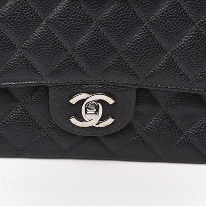Chanel Caviar Quilted Medium Double Flap Black 11 of 11