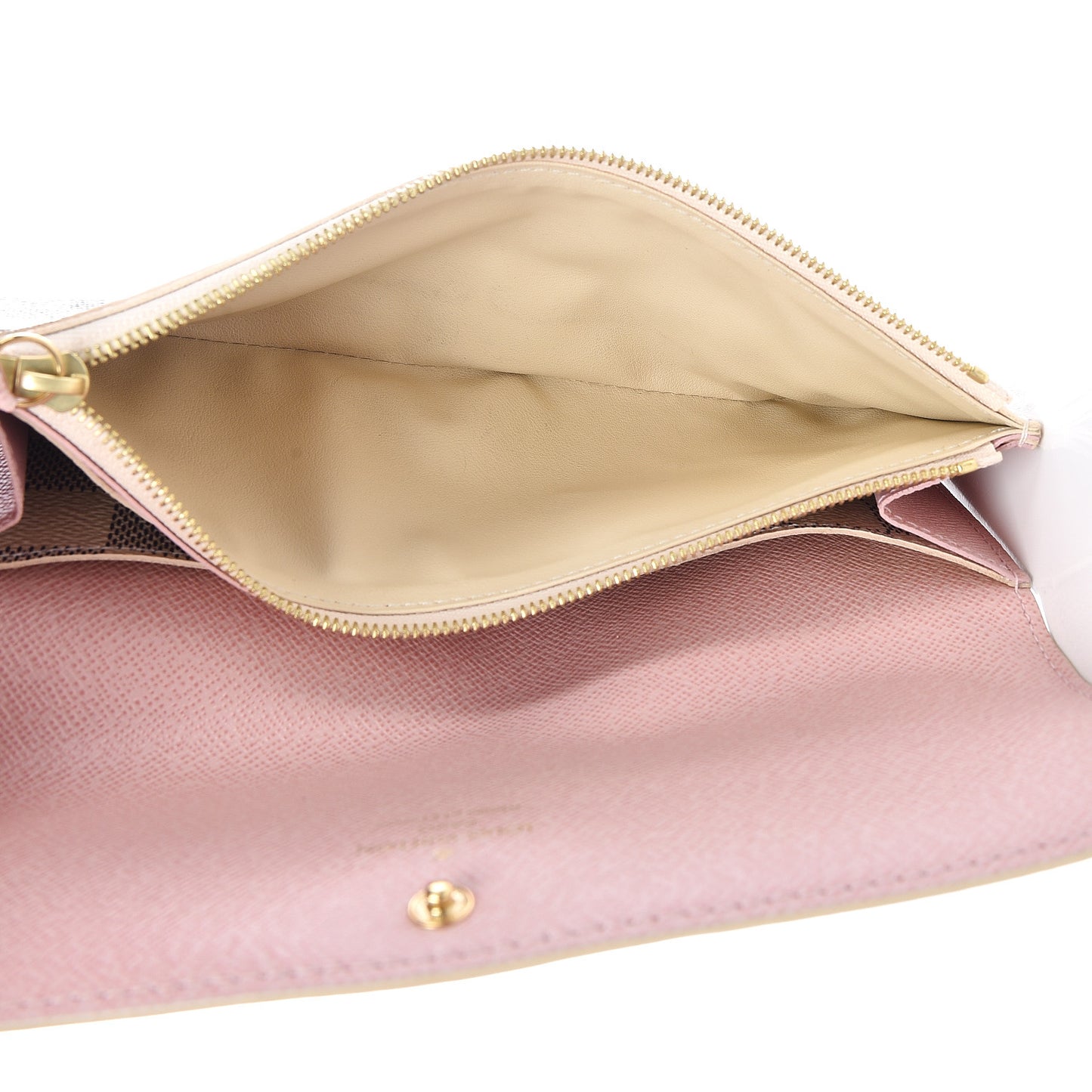 Damier Azur Emilie Wallet Rose Ballerine
