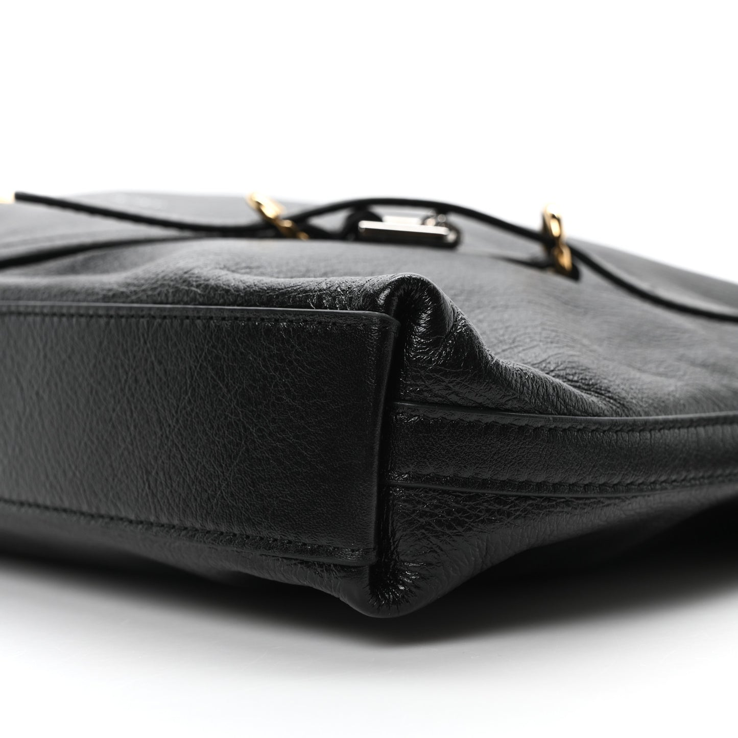 Calfskin Medium Voyou Bag Black