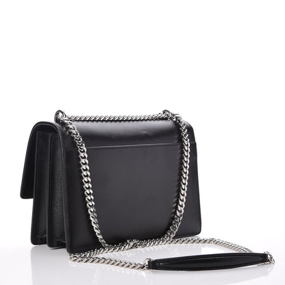 Saint Laurent Calfskin Medium Monogram Sunset Black 3 of 7