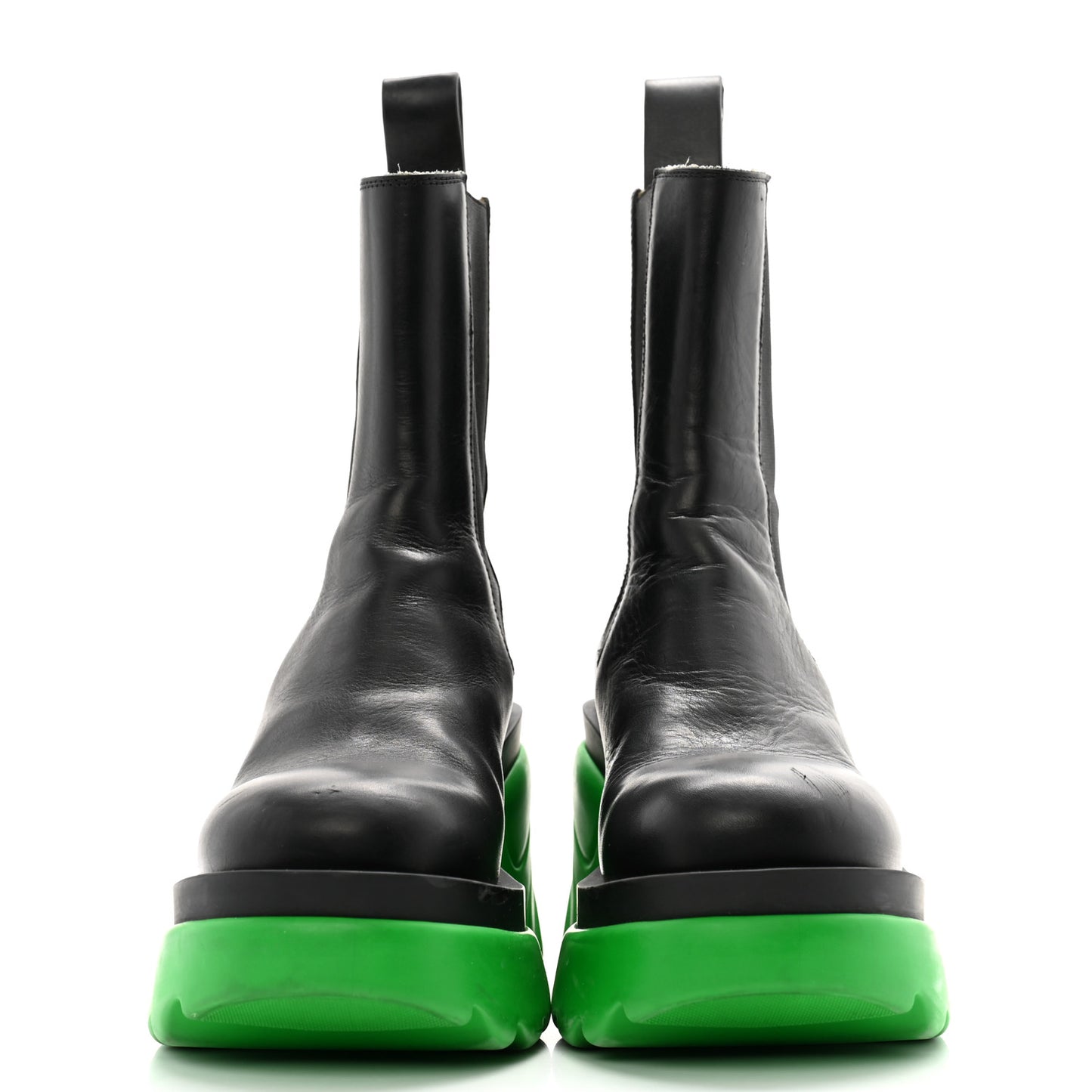 Calfskin The Flash Chelsea Boots 36 Pistachio