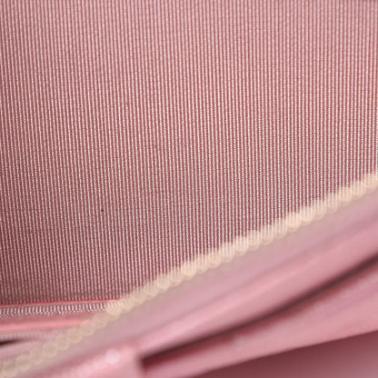 Chanel Iridescent Caviar Quilted Classic Pouch With Handle Rose Pink 12 of 12