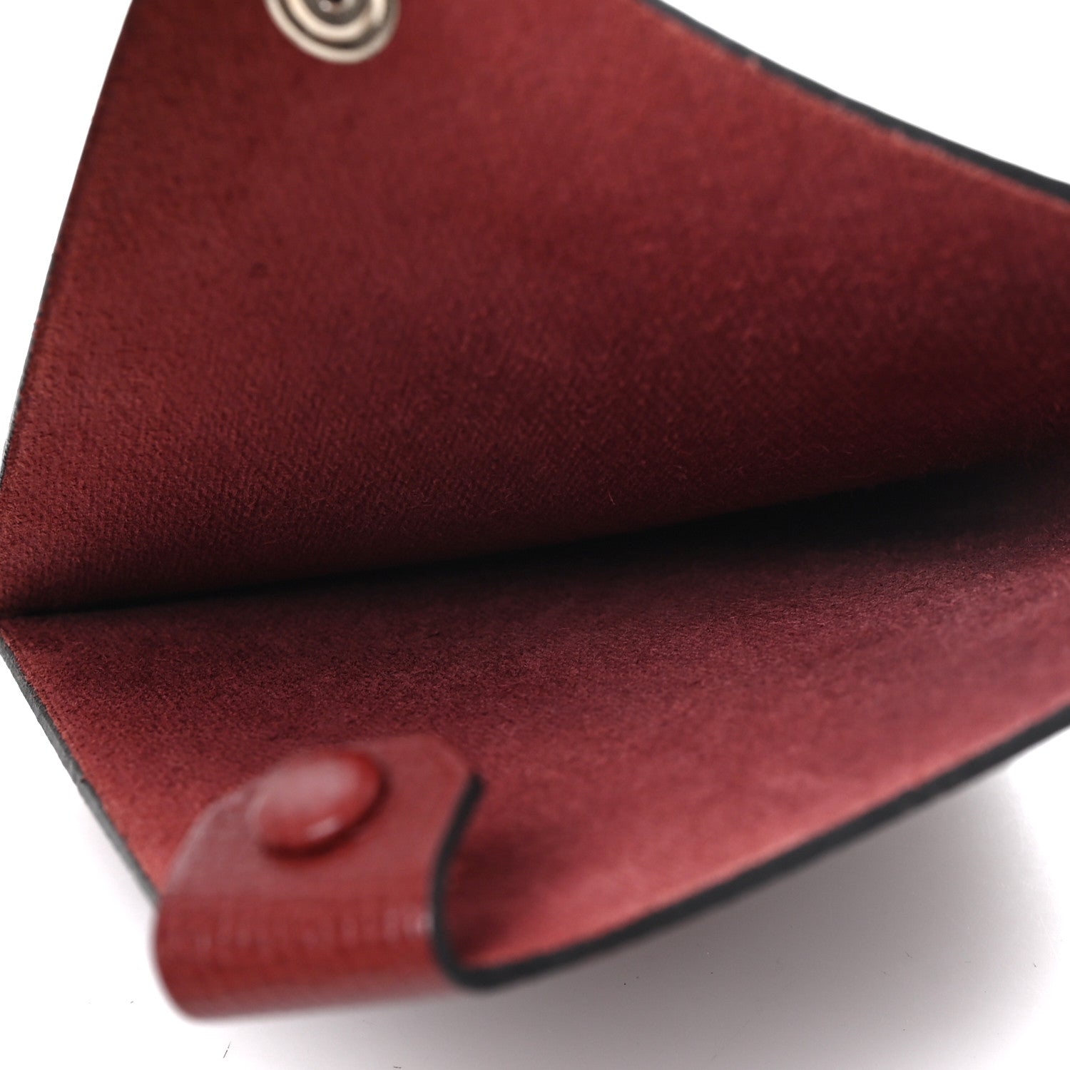 Hermes Epsom Tarmac PM Passport Holder Rouge Grenat 5 of 6