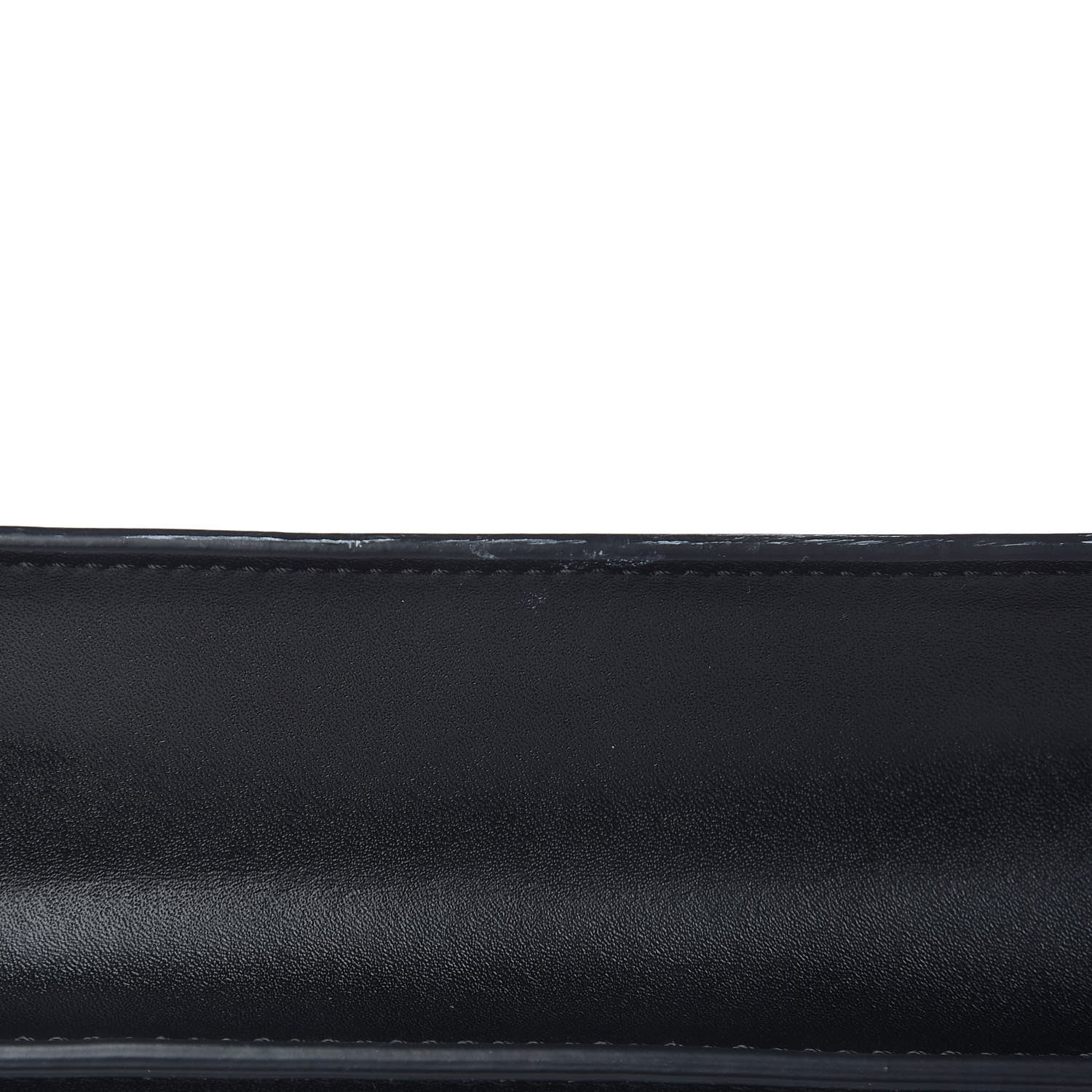 Fendi Vitello Liberty Bi-Color FF 1974 Embossed Kan I Shoulder Bag Black Maya 18 of 19