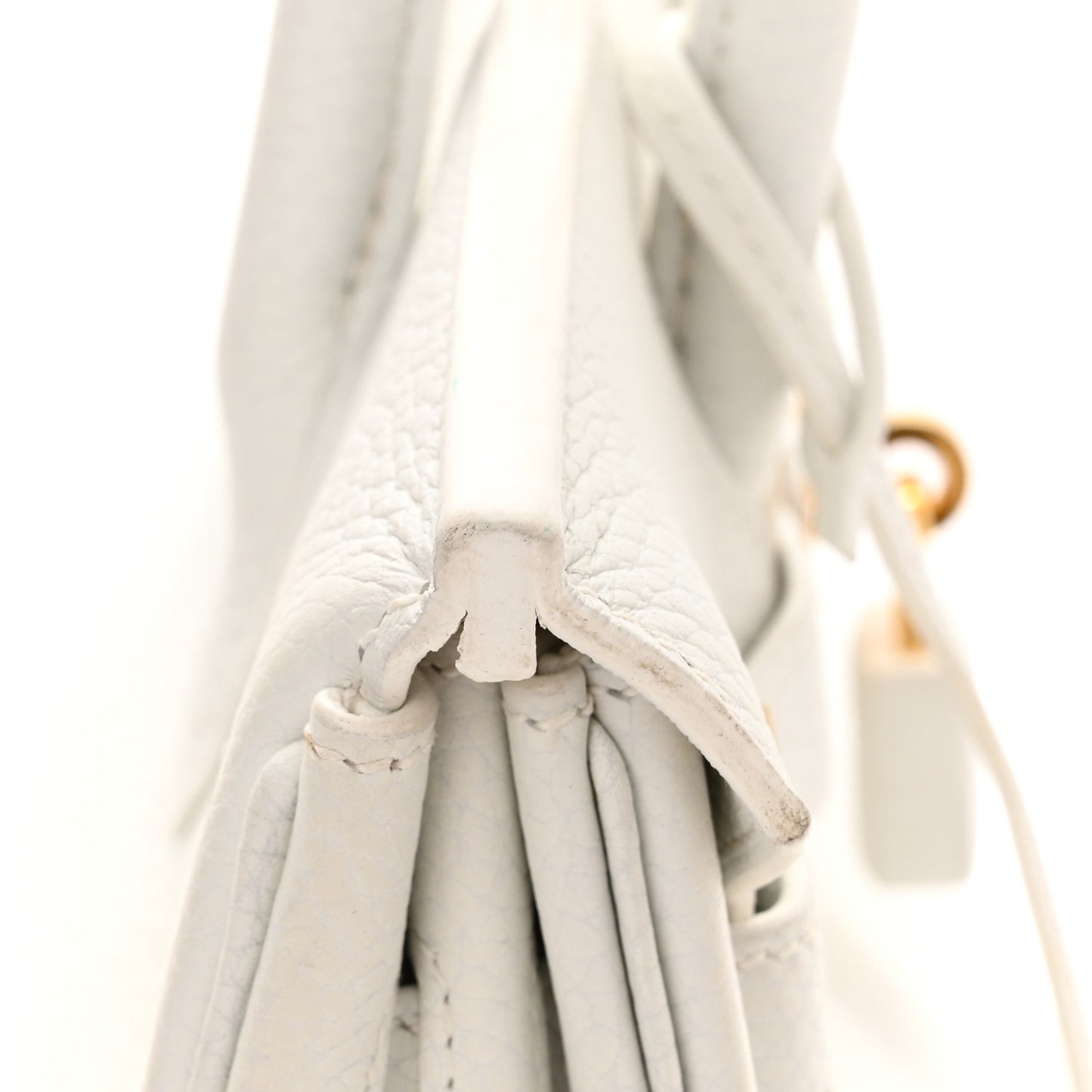 Taurillon Clemence Birkin 30 White