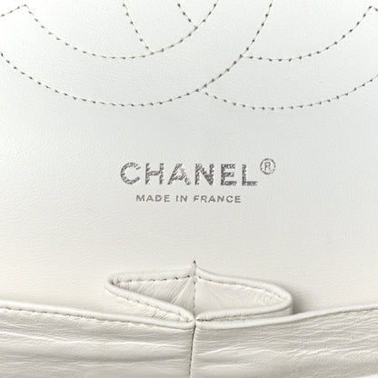 Chanel Caviar Quilted Jumbo Double Flap White 6 of 11