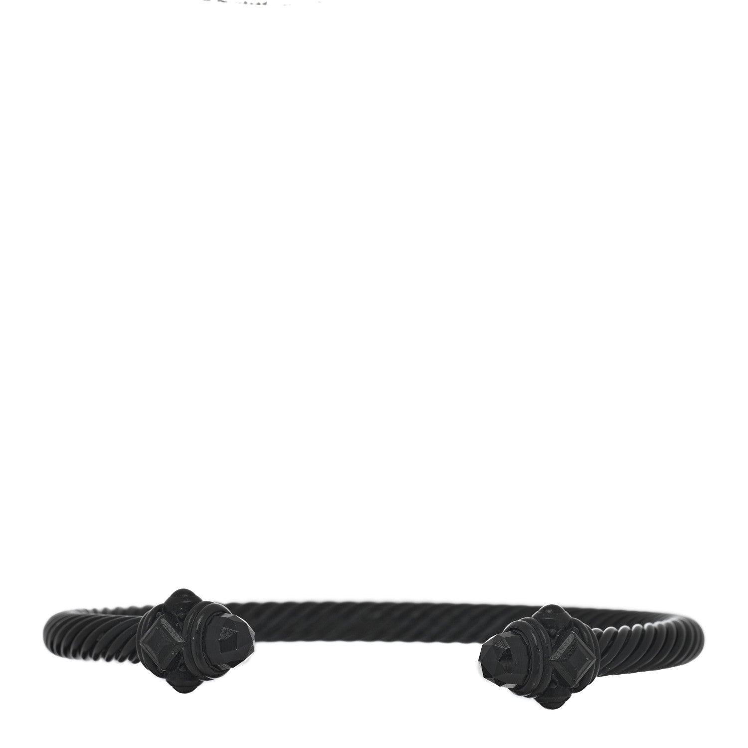 David Yurman Aluminum 5mm Renaissance Bracelet Black 1 of 3