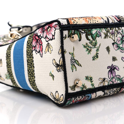 Christian Dior Canvas D-Constellation Embroidered Medium Lady D-Lite Latte Multicolor 7 of 8