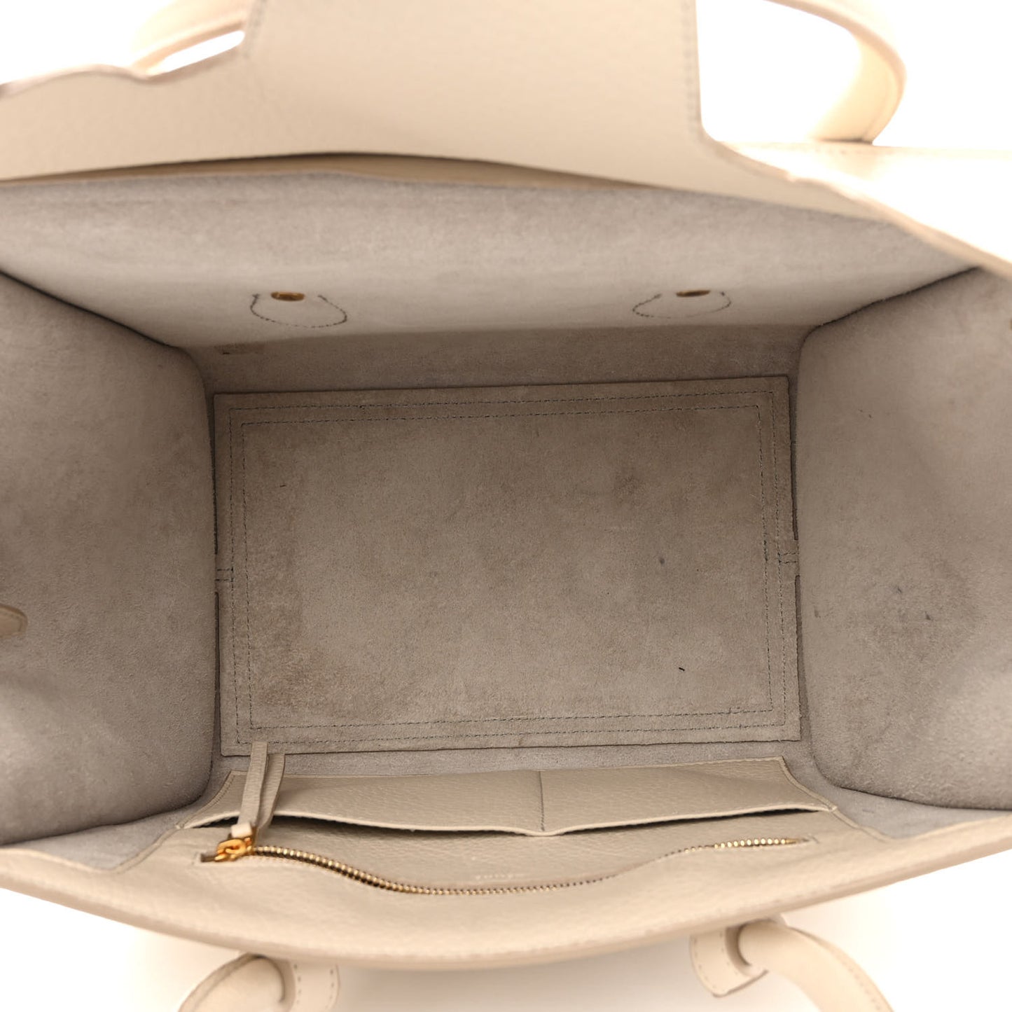 Crisped Calfskin Mini Tie Knot Tote Chalk