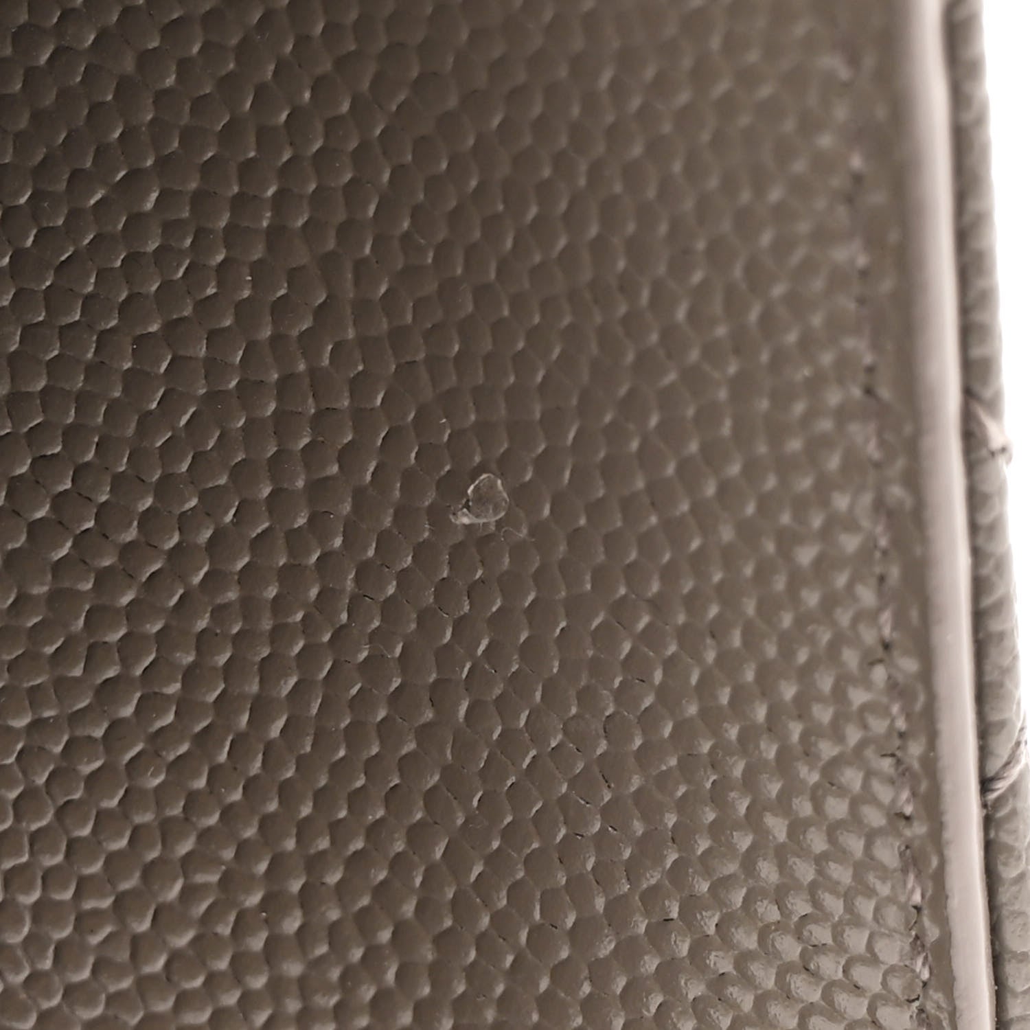 Saint Laurent Grain De Poudre Textured Mixed Matelasse Medium Triquilt Monogram Satchel Fog 15 of 15