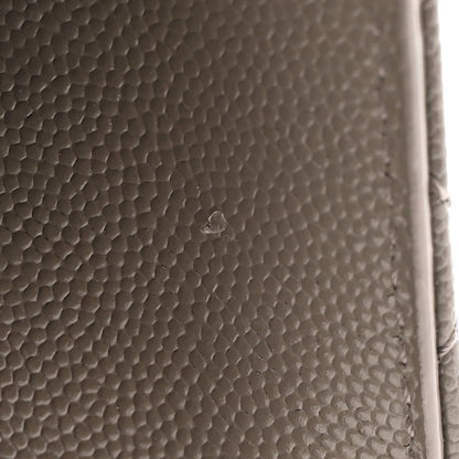 Saint Laurent Grain De Poudre Textured Mixed Matelasse Medium Triquilt Monogram Satchel Fog 15 of 15