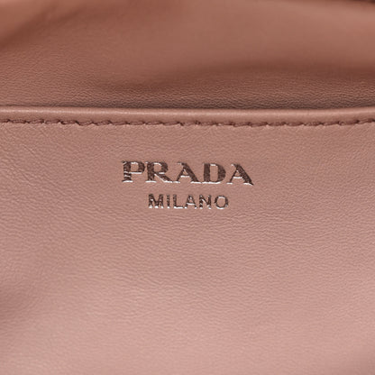 Prada Soft Calf Medium Inside Tote Black Mughetto 6 of 12