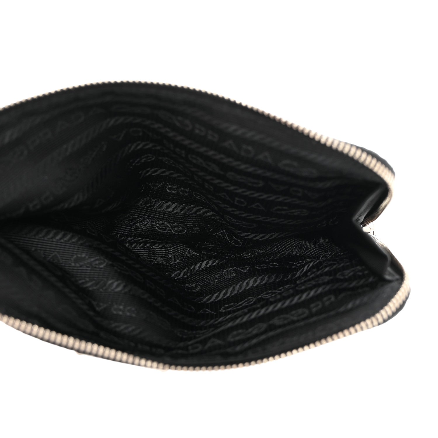 Prada Tessuto Nylon Flat Pouch Black 5 of 7