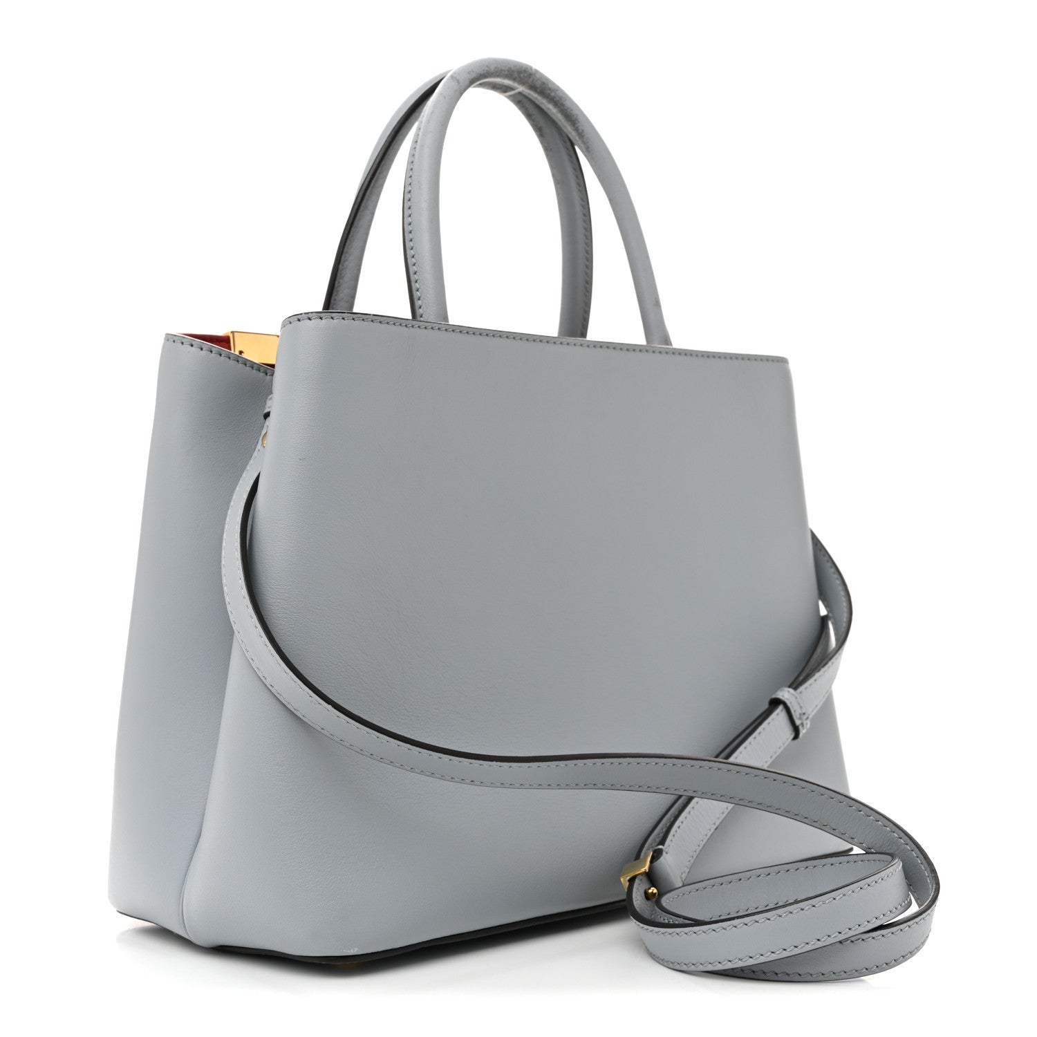 Fendi Vitello Dolce Petite 2Jours Tote Polvere 3 of 15