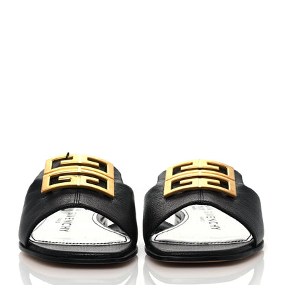 Givenchy Goatskin 4G Flat Sandals 36 Black 2 of 8