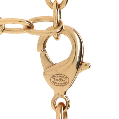 Chanel CC Pendant Chain Necklace Gold 5 of 6