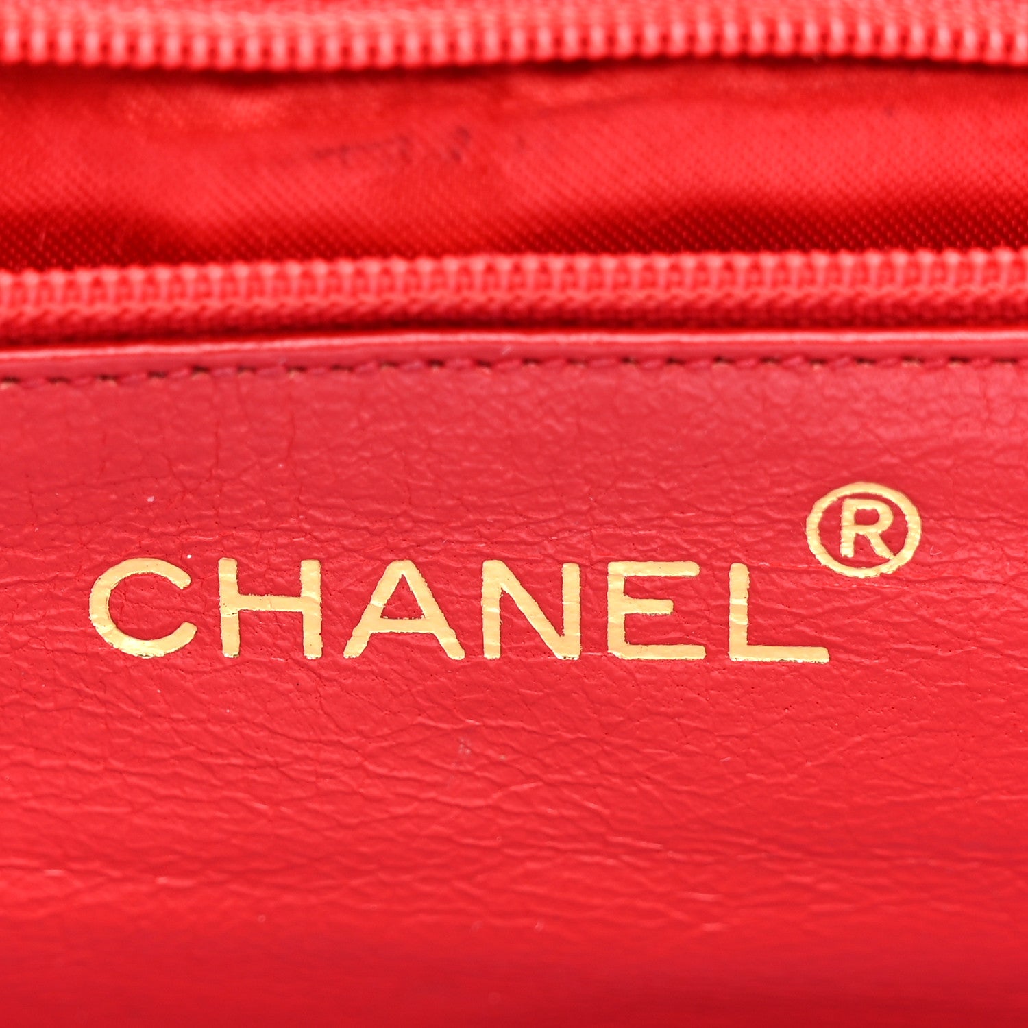 Chanel Lambskin Quilted CC Shoulder Bag Red 6 of 13