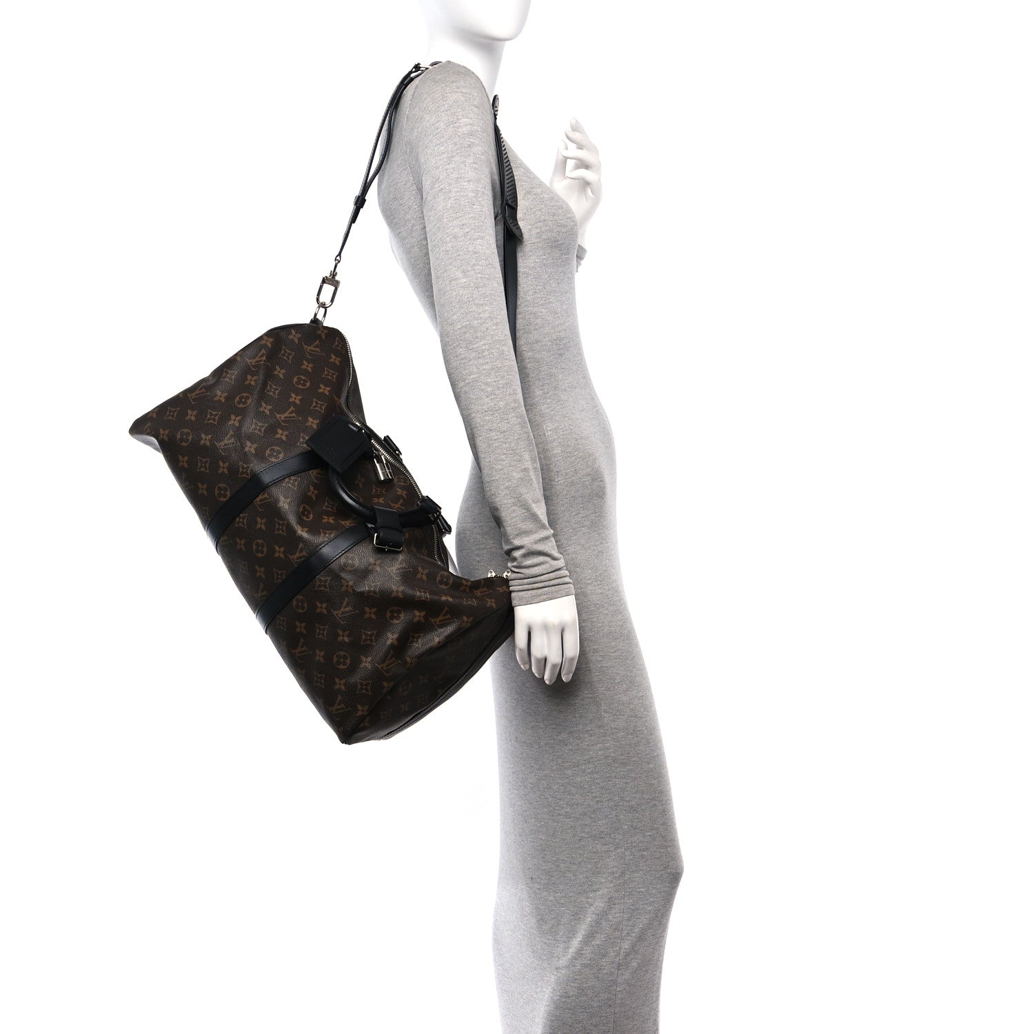 Louis Vuitton Monogram Macassar Keepall Bandouliere 45 2 of 12