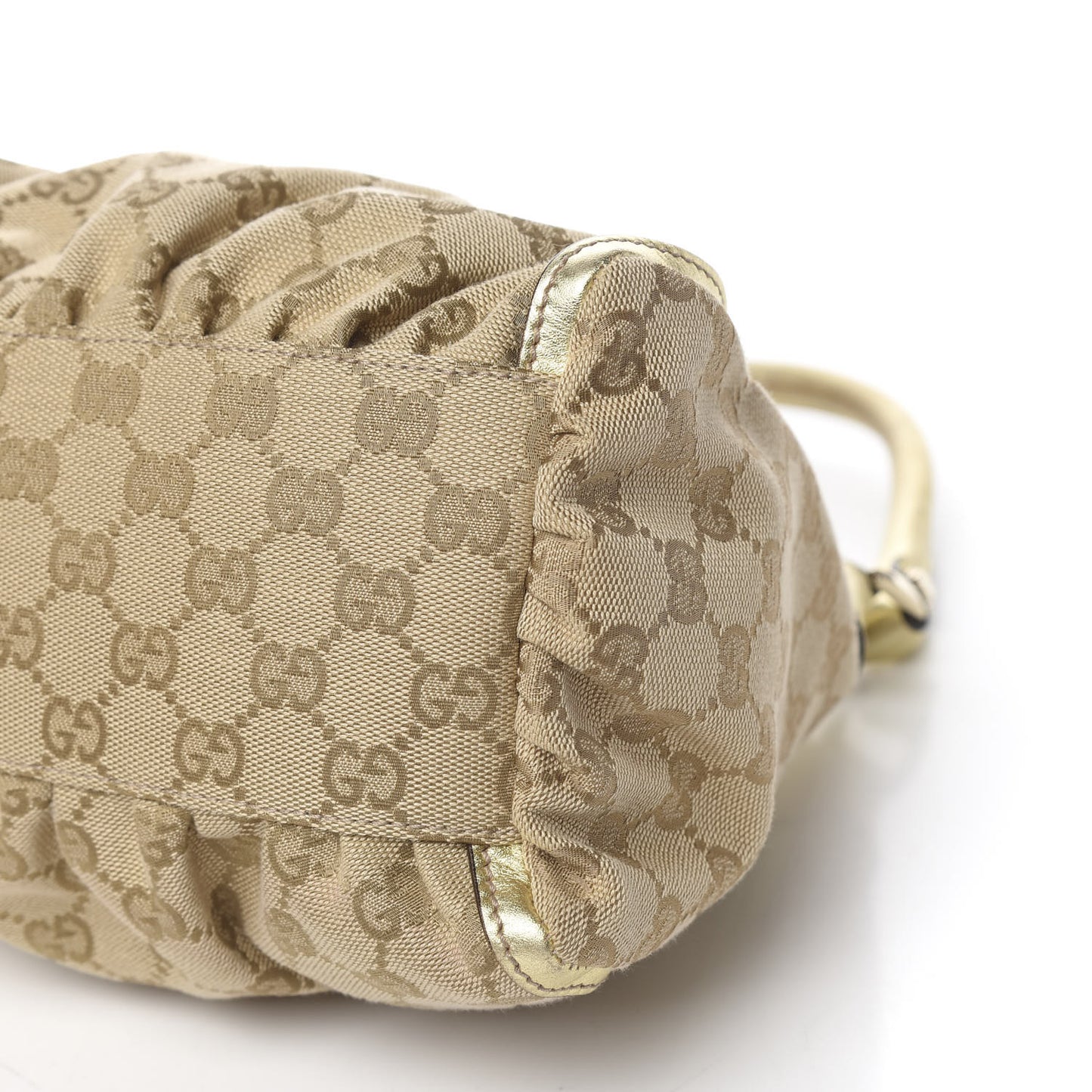 Monogram Medium D Gold Ring Hobo Gold