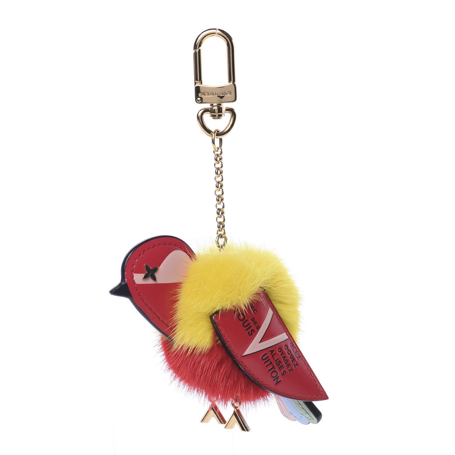Louis Vuitton Traveling Bird Bag Charm Red 1 of 6