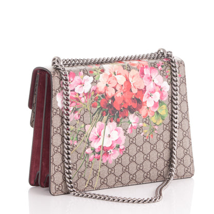 Gucci GG Supreme Monogram Blooms Medium Dionysus Shoulder Bag Beige Multicolor Dry Rose 4 of 8
