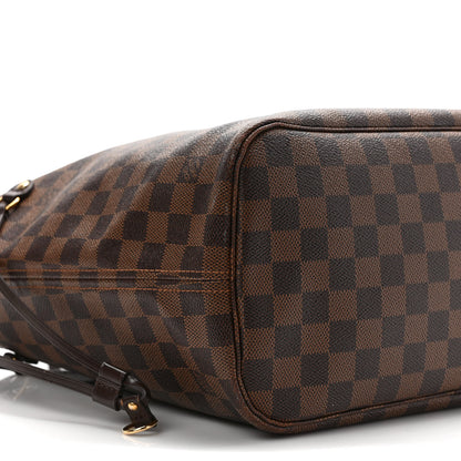 Louis Vuitton Damier Ebene Neo Neverfull MM Rose Ballerine 8 of 11