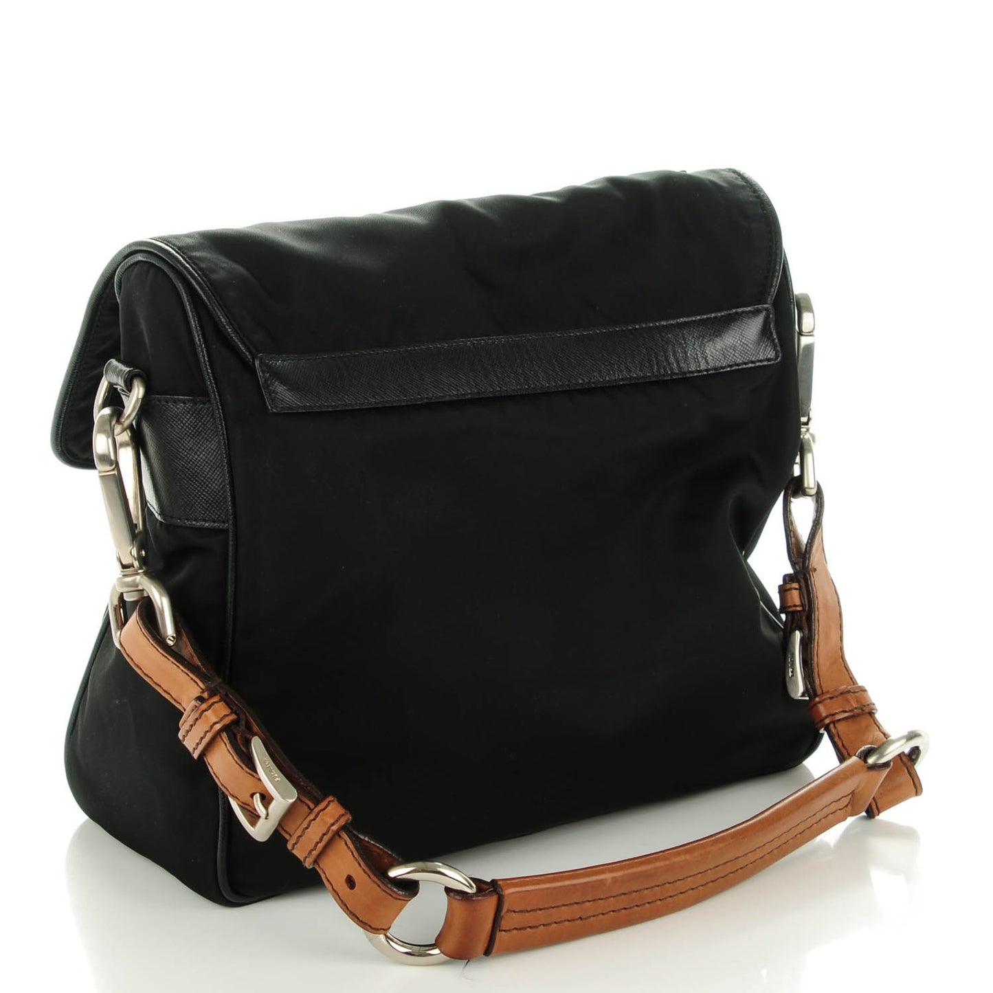 Nylon Vela Shoulder Bag Black