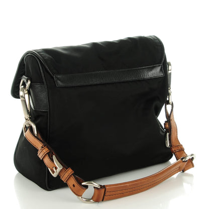 Prada Nylon Vela Shoulder Bag Black 3 of 7