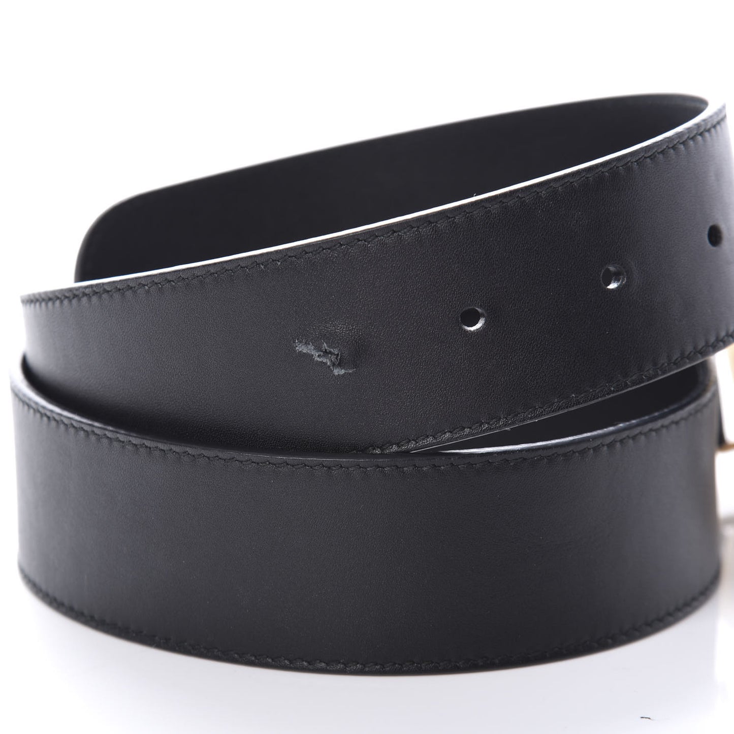 Calfskin Double G 40mm Belt 80 32 Black