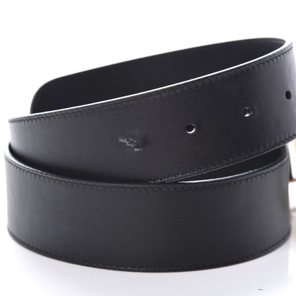 Gucci Calfskin Double G 40mm Belt 80 32 Black 5 of 7