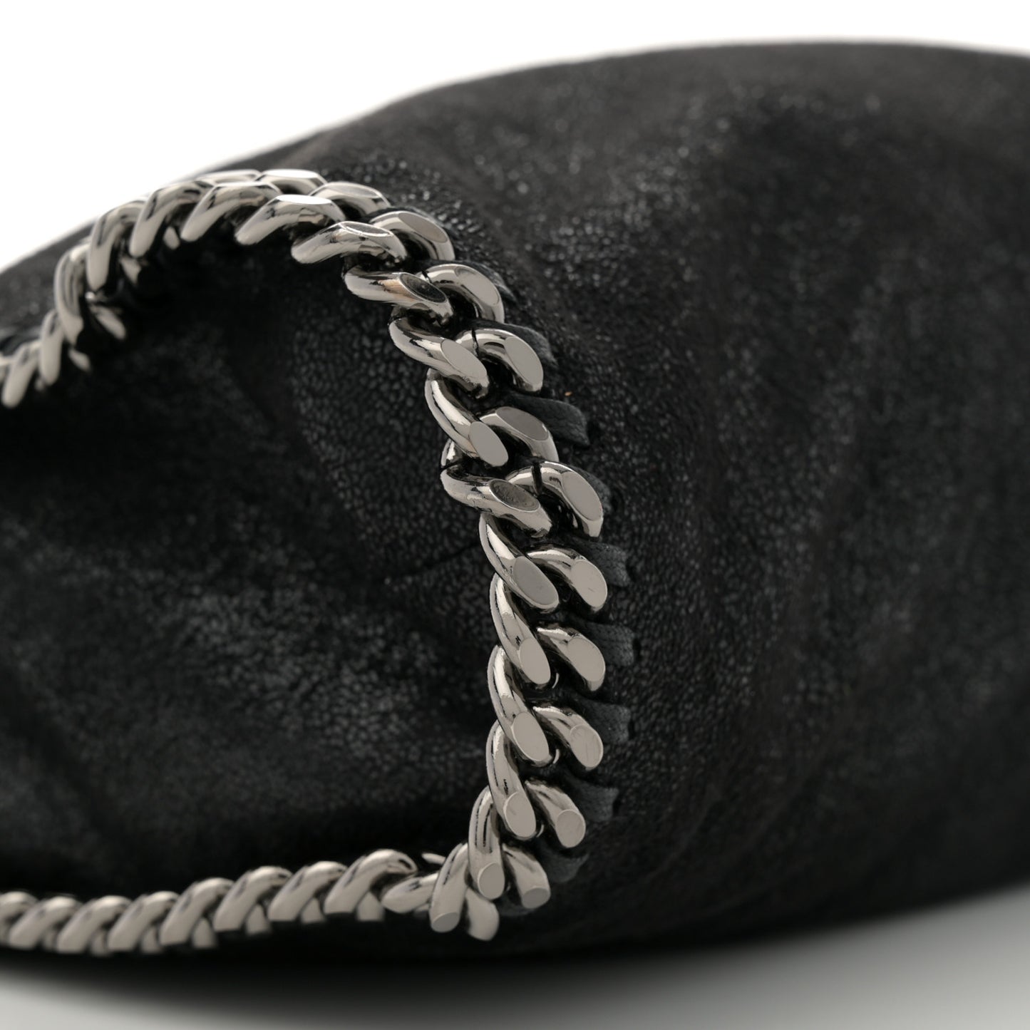 Shaggy Deer Falabella Fold Over Tote Black