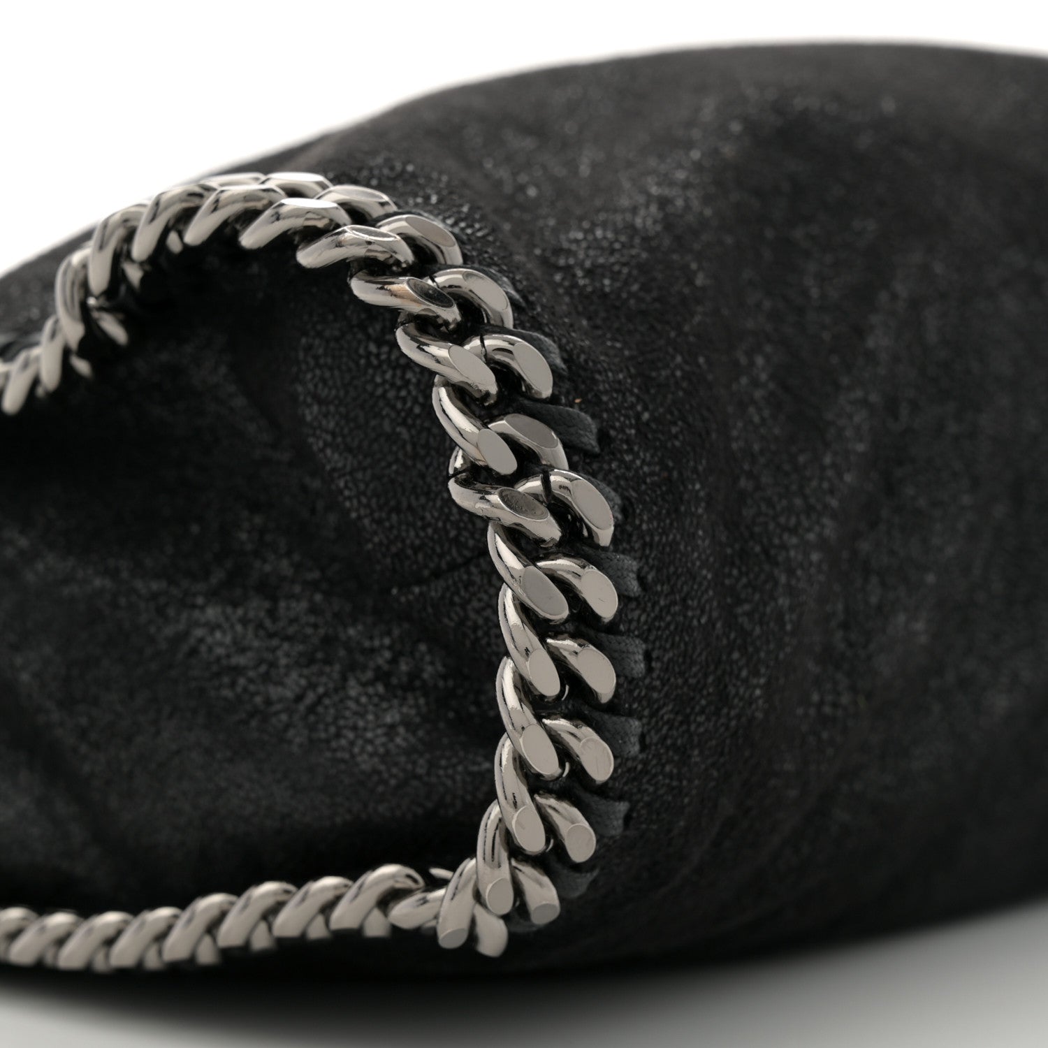 Stella McCartney Shaggy Deer Falabella Fold Over Tote Black 8 of 10