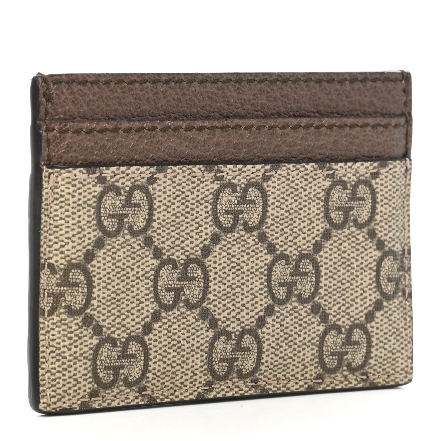 Gucci GG Supreme Monogram Ophidia Card Holder Brown 3 of 6