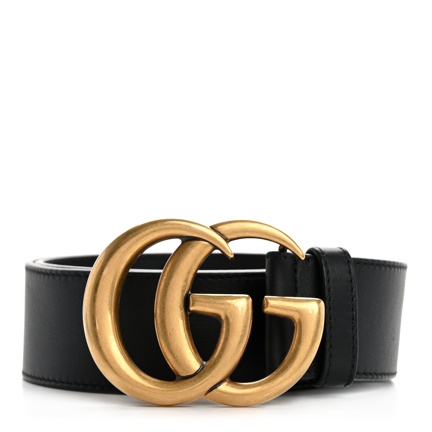 Gucci Calfskin Double G 40mm Belt 70 28 Black 1 of 6