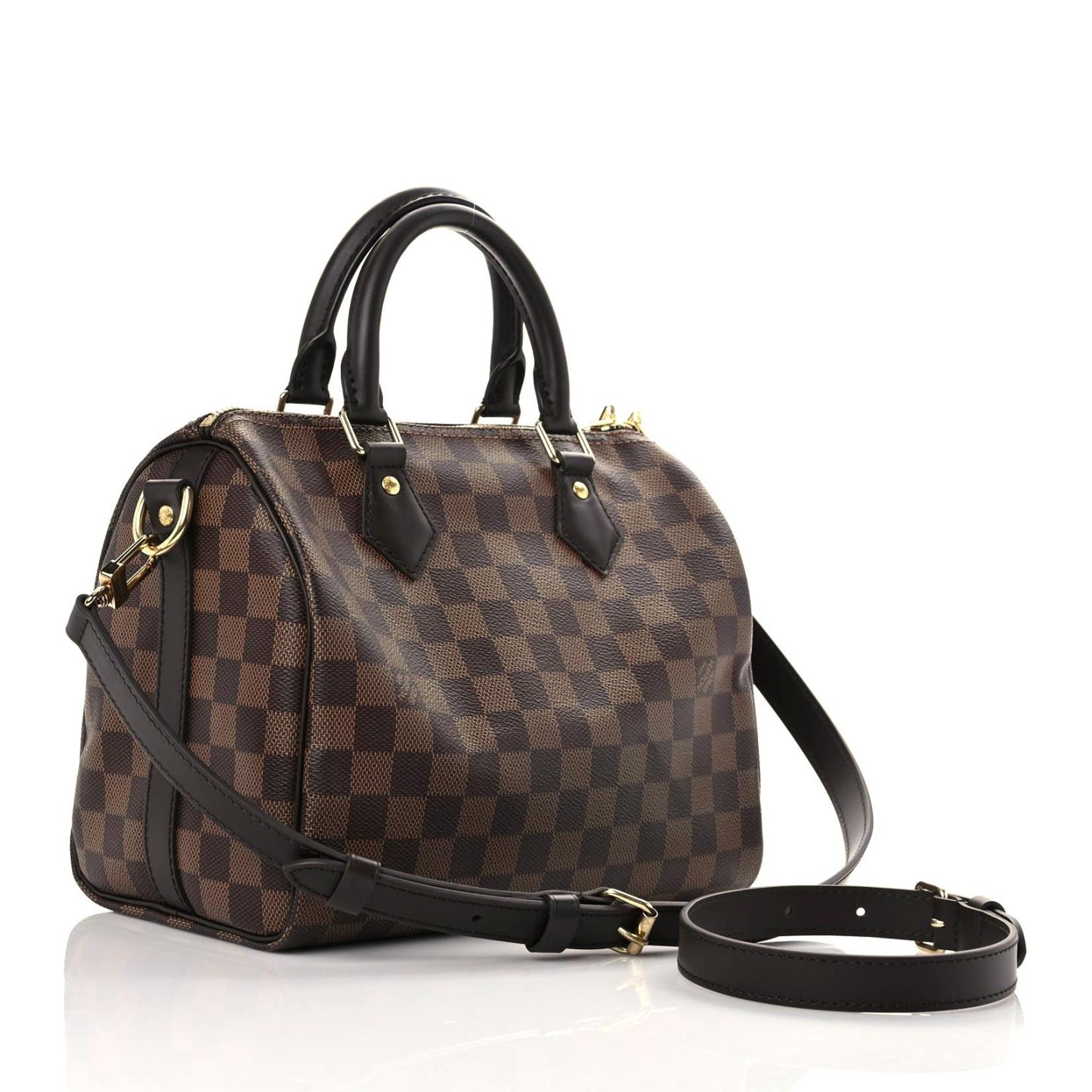 Damier Ebene Speedy Bandouliere 25