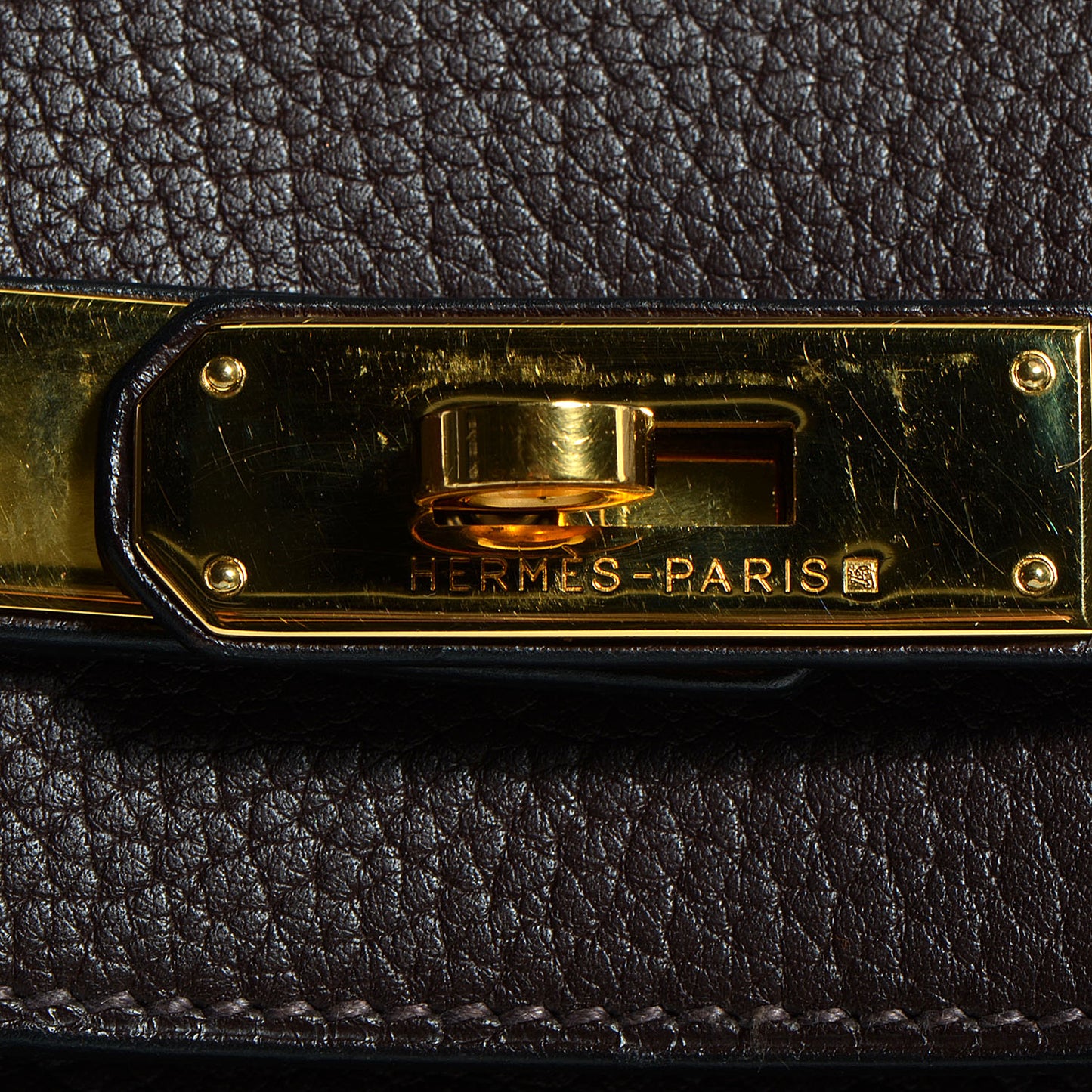 Togo Birkin 35 Chocolate