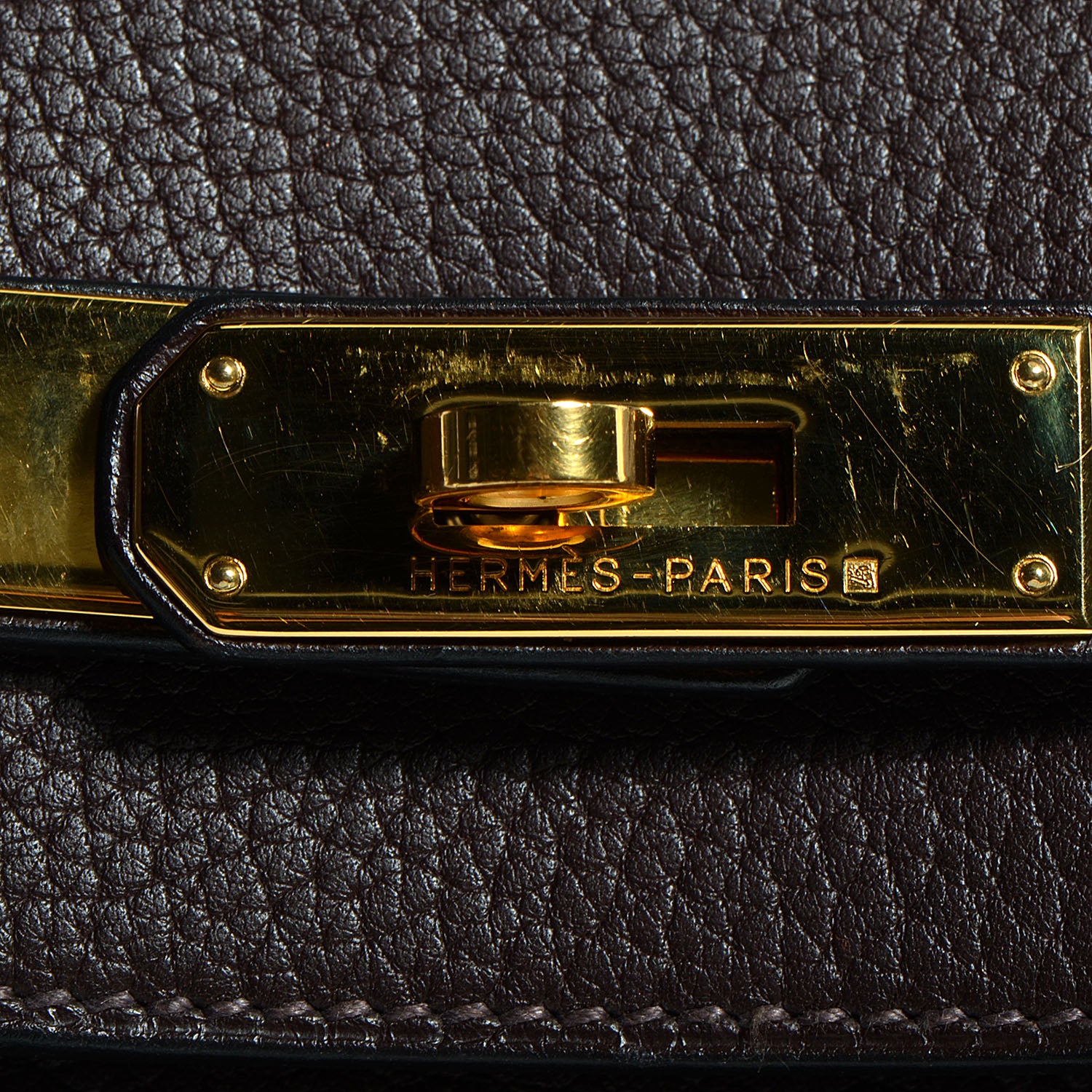 Hermes Togo Birkin 35 Chocolate 14 of 20