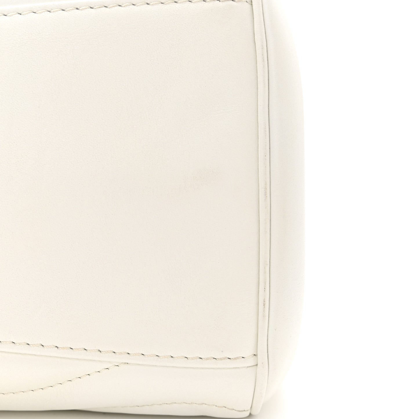 LOUIS VUITTON Calfskin New Wave Chain Tote Snow