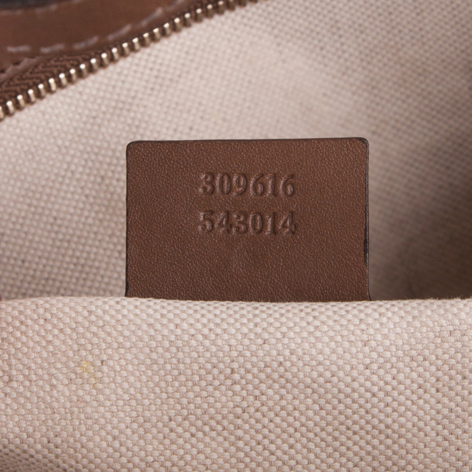 Gucci GG Supreme Monogram Margaux Calfskin Large Nice Top Handle Dome Bag Beige Ebony Acero 7 of 8