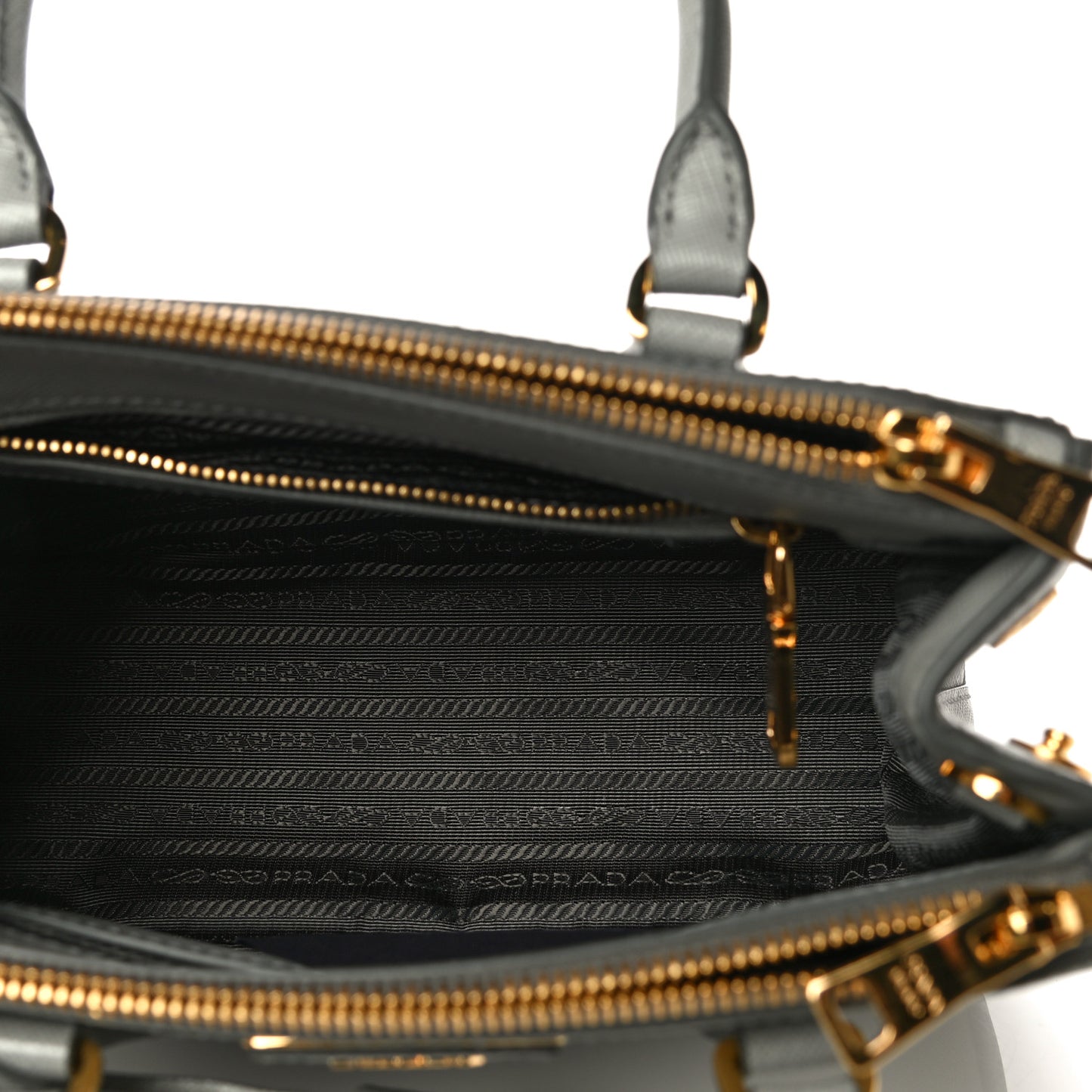 Saffiano Small Galleria Double Zip Tote Nube