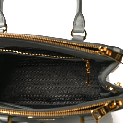 Prada Saffiano Small Galleria Double Zip Tote Nube 5 of 10