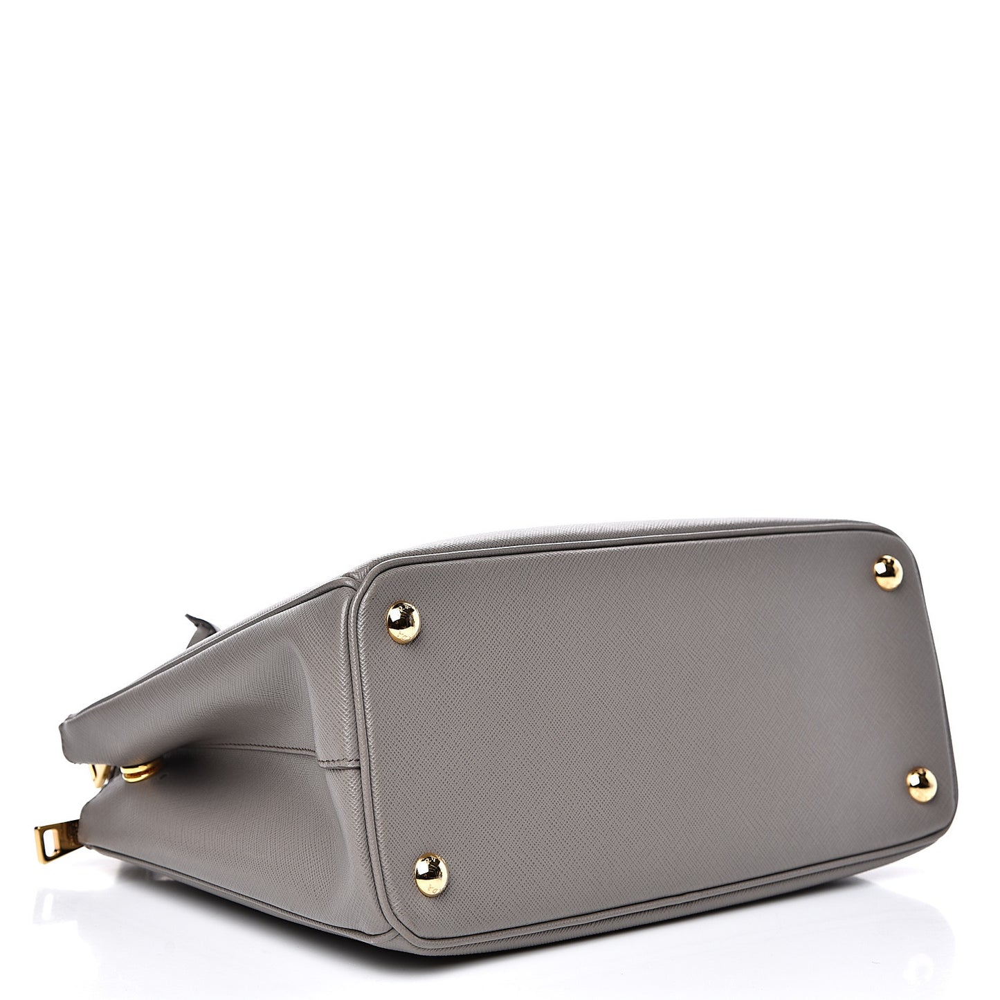 Saffiano Small Galleria Double Zip Tote Argilla