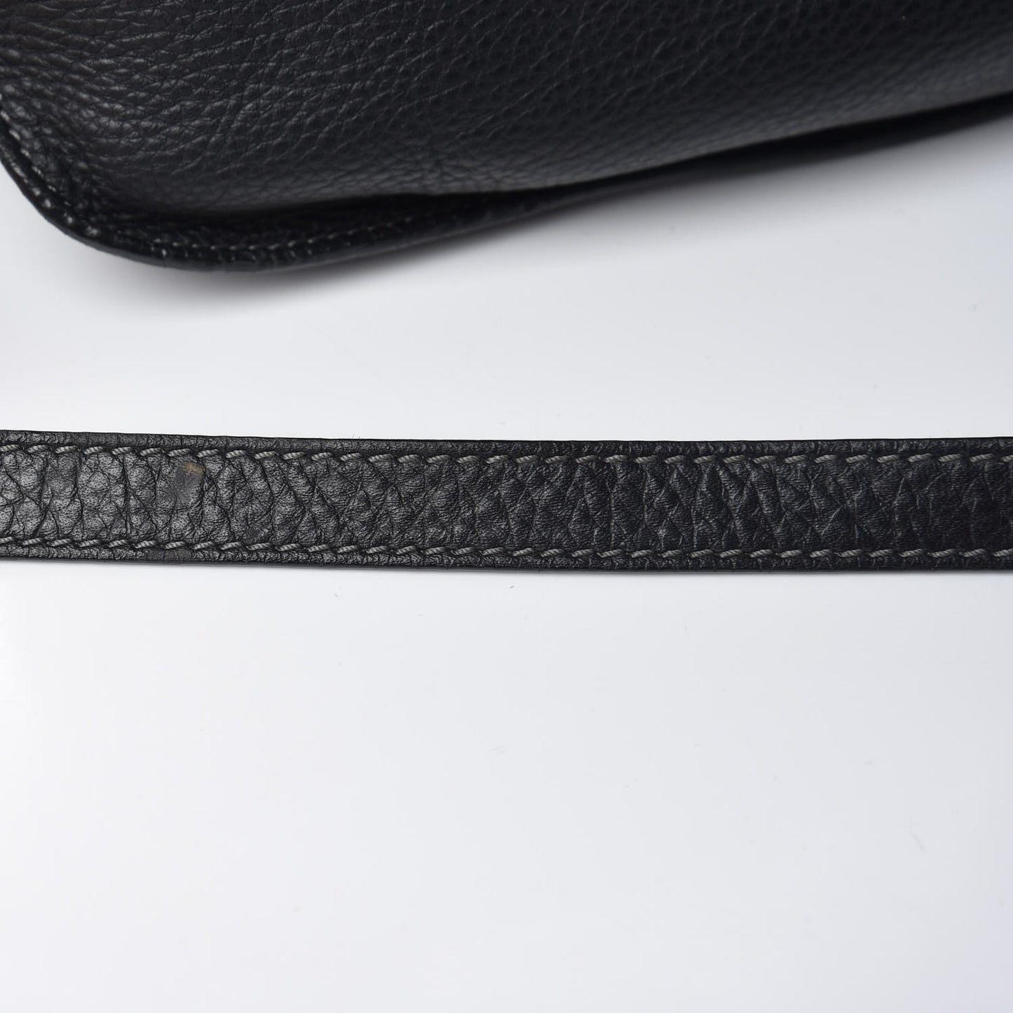 Calfskin Medium Marcie Satchel Black