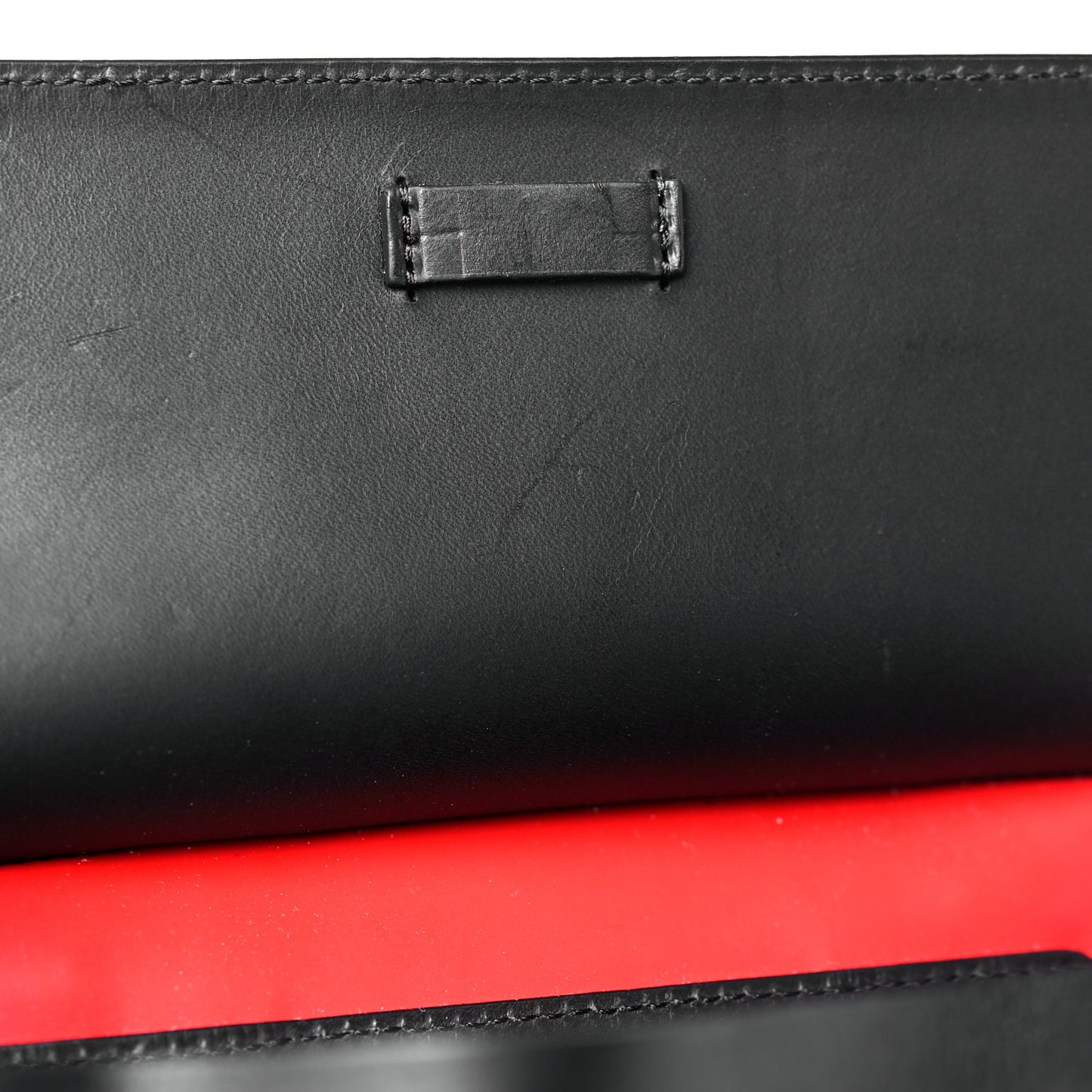 Calfskin Mini Mini Lady Bag Black Flamma